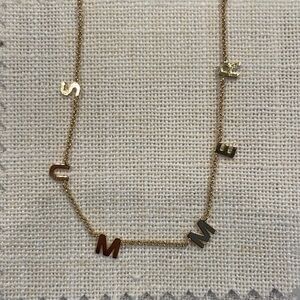 J Crew Gold “Summer” necklace